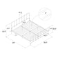 Mainstays Farmhouse Metal Bed, King, Black - Black - King