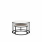 Camdale Nesting Coffee Table and End Table 4 Piece Set - Ivory Pine