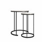 Camdale Nesting Coffee Table and End Table 4 Piece Set - Ivory Pine