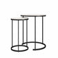 Camdale Nesting Coffee Table and End Table 4 Piece Set - Ivory Pine