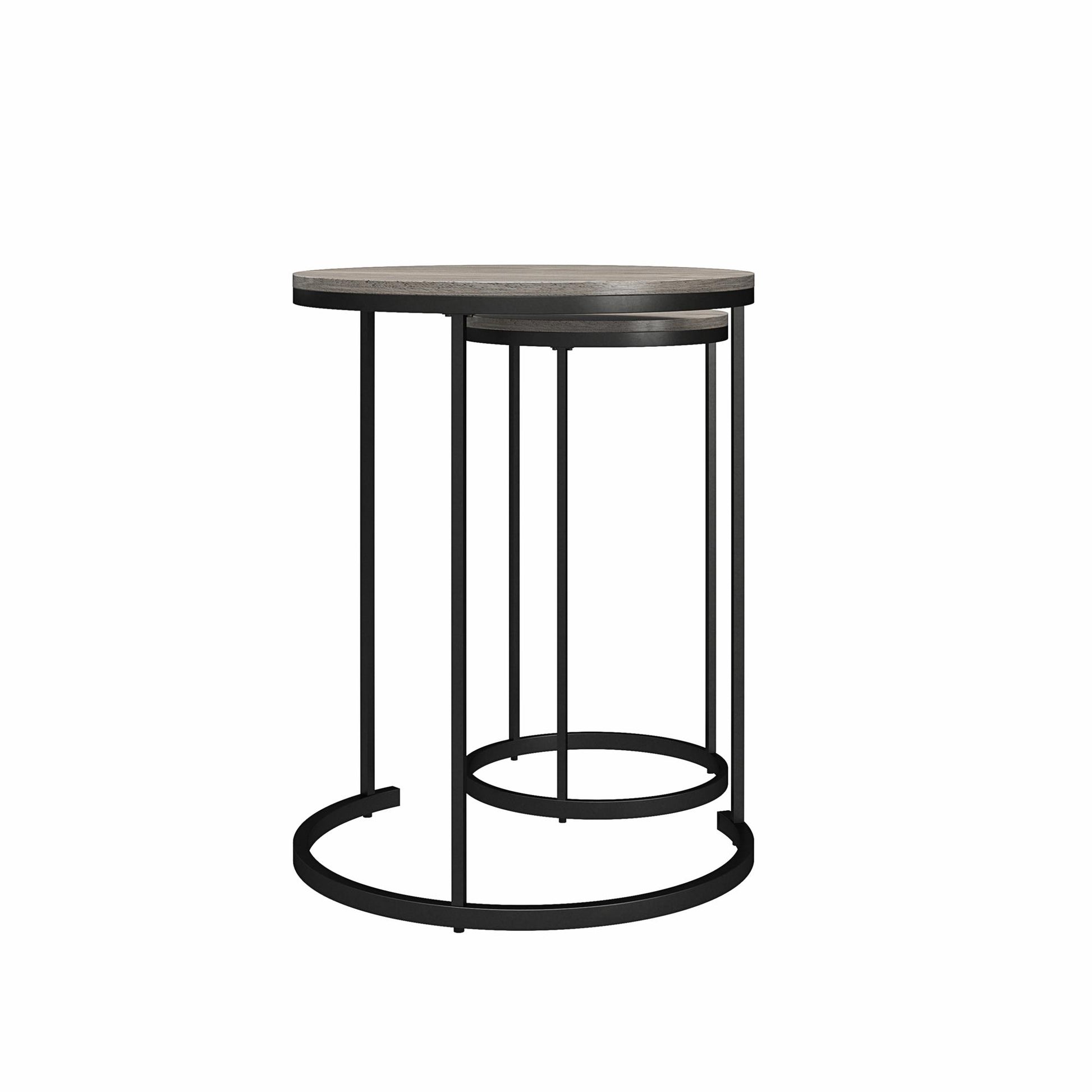 Camdale Nesting Coffee Table and End Table 4 Piece Set - Gray Oak