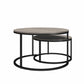 Camdale Nesting Coffee Table and End Table 4 Piece Set - Gray Oak