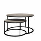 Camdale Nesting Coffee Table and End Table 4 Piece Set - Gray Oak
