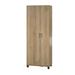 Basin Tall Asymmetrical Storage Cabinet with Adjustable Shelving and Feet - Natural