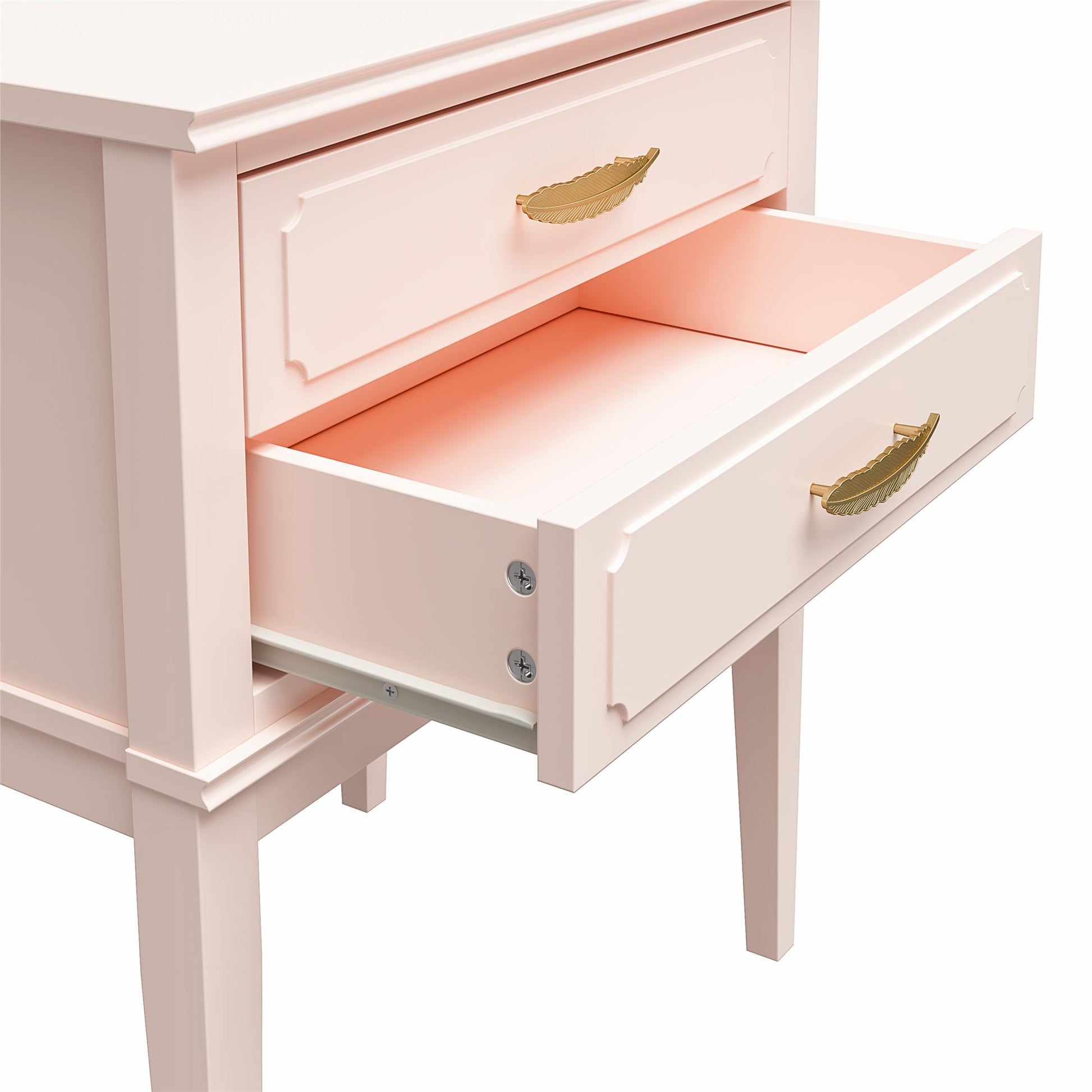 Stella Accent Table, Pale Pink - Pale Pink