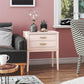 Stella Accent Table, Pale Pink - Pale Pink