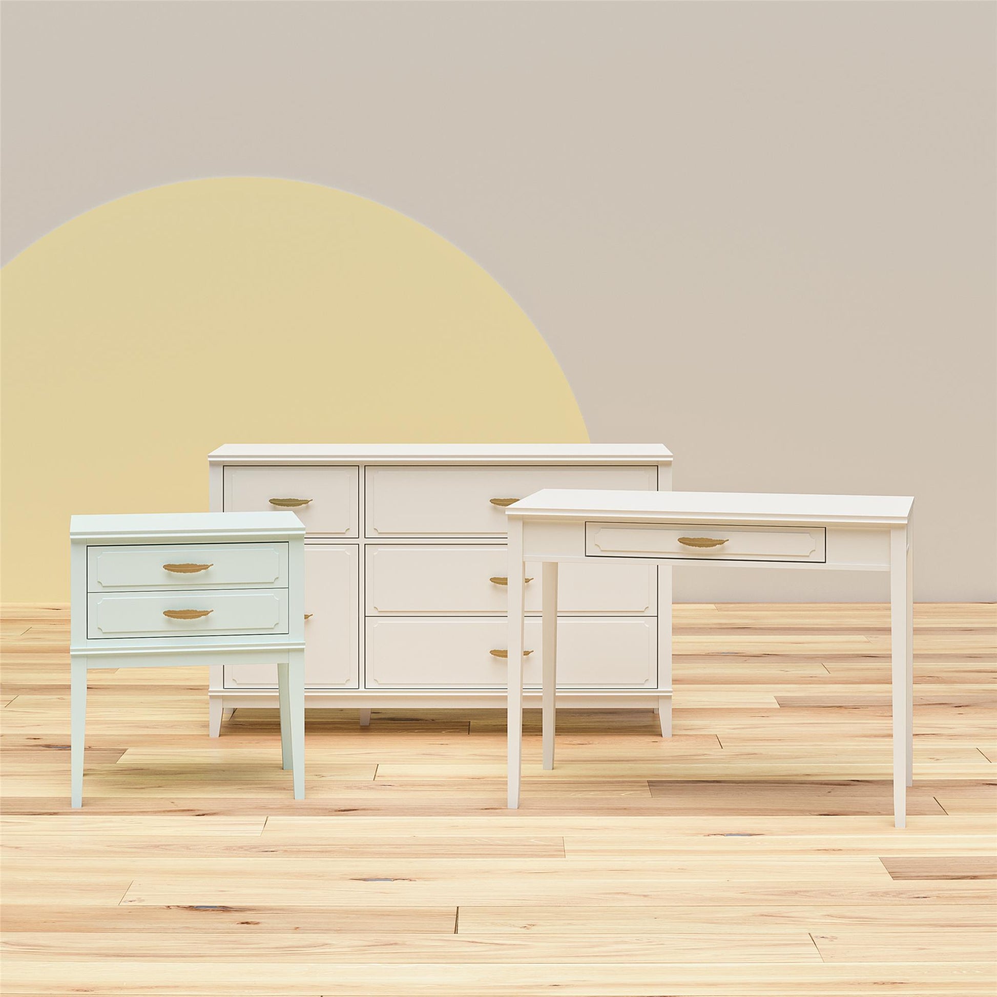 Stella Accent Table, Sky Blue - Sky Blue