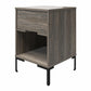 Ameriwood Home Leyden Nightstand, Weathered Oak - Weathered Oak