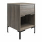 Ameriwood Home Leyden Nightstand, Weathered Oak - Weathered Oak