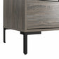 Ameriwood Home Tall 3 Drawer 1 Cubby Dresser, Weathered Oak - Weathered Oak