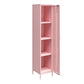 Cache 1 Door Tall Single Metal Locker Style Storage Cabinet, Bashful Pink - Bashful