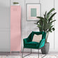 Cache 1 Door Tall Single Metal Locker Style Storage Cabinet, Bashful Pink - Bashful