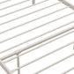 Monarch Hill Clementine Canopy Bed with Linen Headboard and Footboard - White - Twin