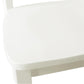 Aubrey 5 Piece Traditional Pedestal Round Dining Table and Chairs Set - White