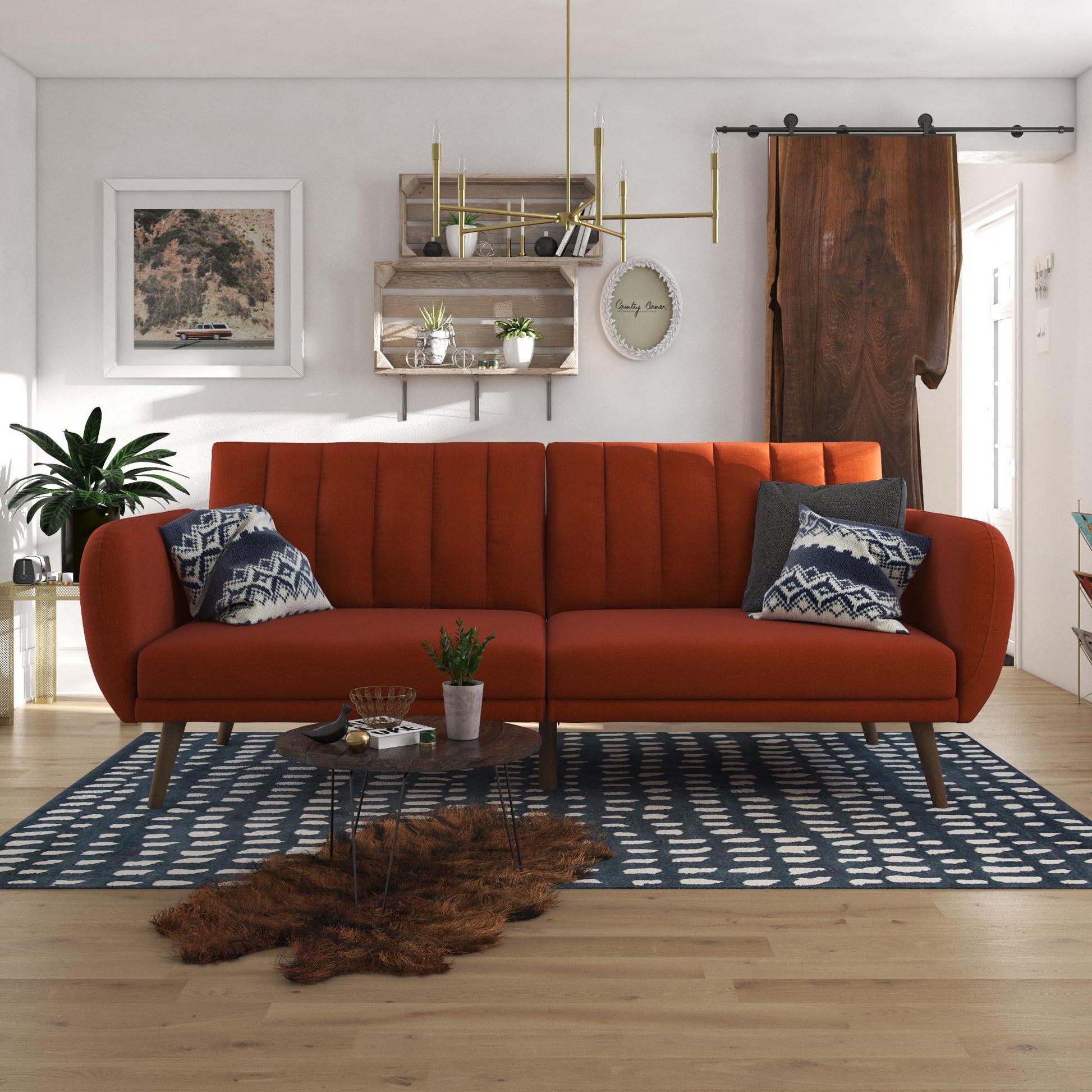 Brittany Futon - Orange
