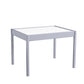 Hunter 3-Piece Kiddy Table and Chair Kids Set - Gray