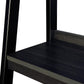 Lawrence 4 Shelf Ladder Bookcase Bundle, Set of 2  - Black