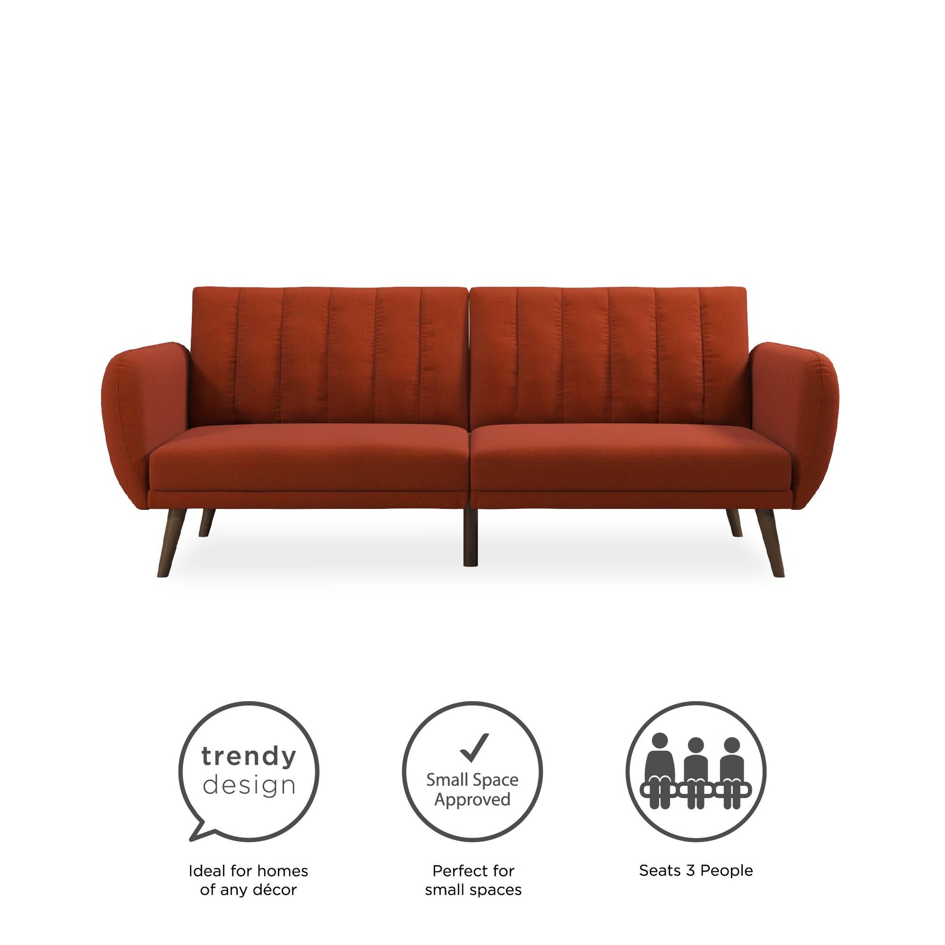 Brittany Futon - Orange