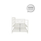 Better Homes & Gardens Twin Daybed with Trundle, Off White Metal - White