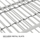 Bright Pop Metal Daybed with Trundle - White - Twin