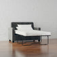 Casey Loveseat Sofa Sleeper with Memory Foam Pull-Out Mattress - Gray - Twin