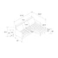 CosmoLiving Strummer Reversible Sectional Sofa Couch, Light Gray - Light Gray