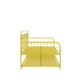 Bright Pop Metal Daybed with Trundle - Yellow - Twin