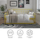 Bright Pop Metal Daybed with Trundle - Yellow - Twin