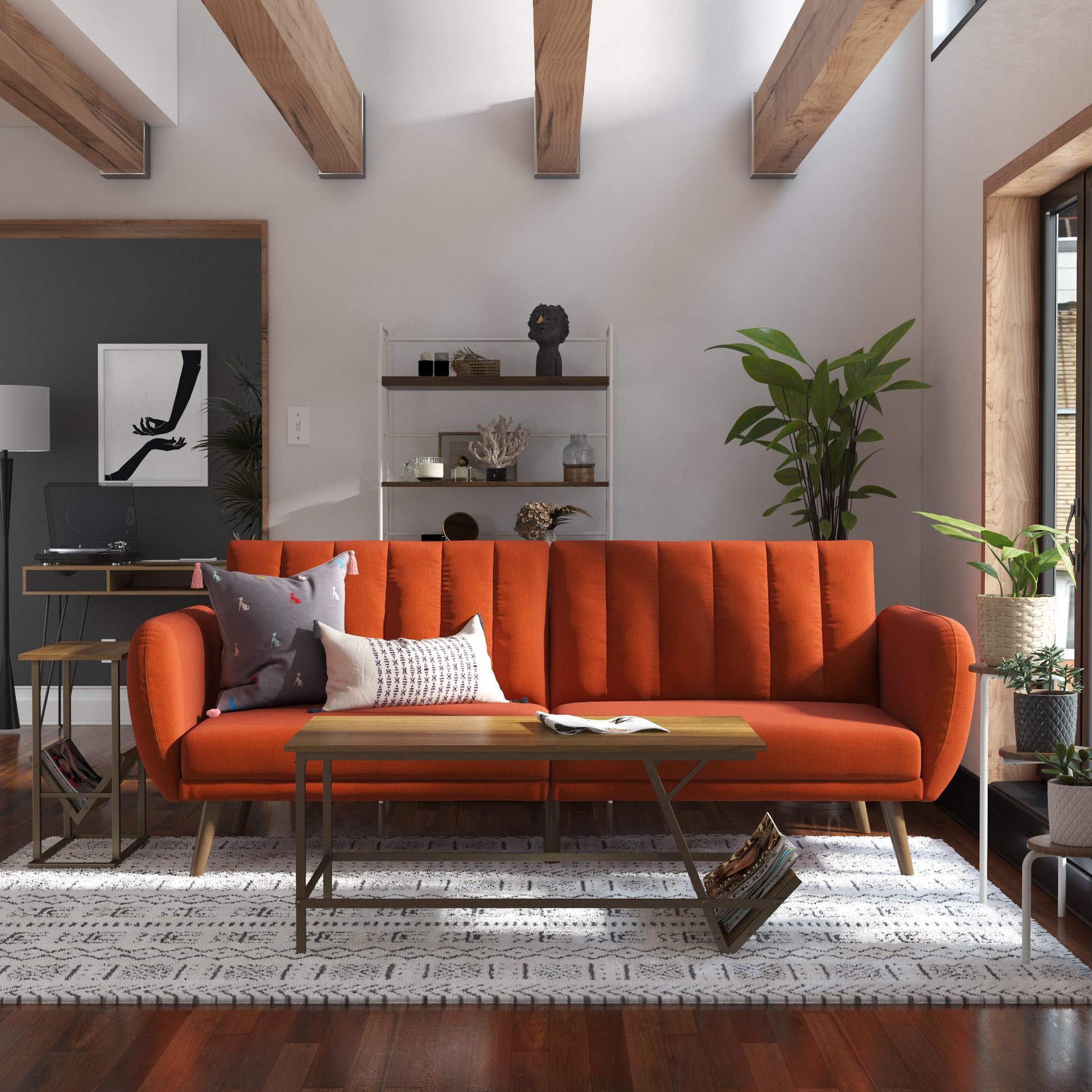 Brittany Futon - Orange