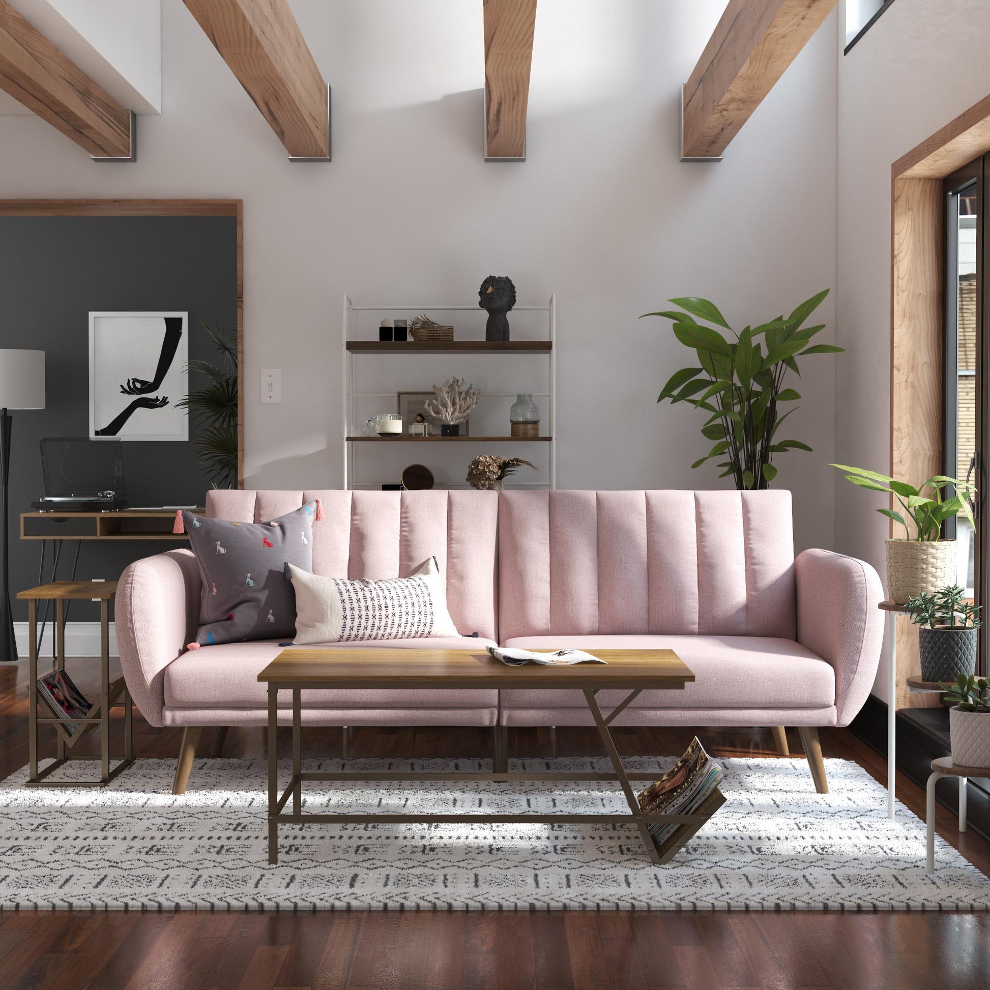 Brittany Futon - Pink