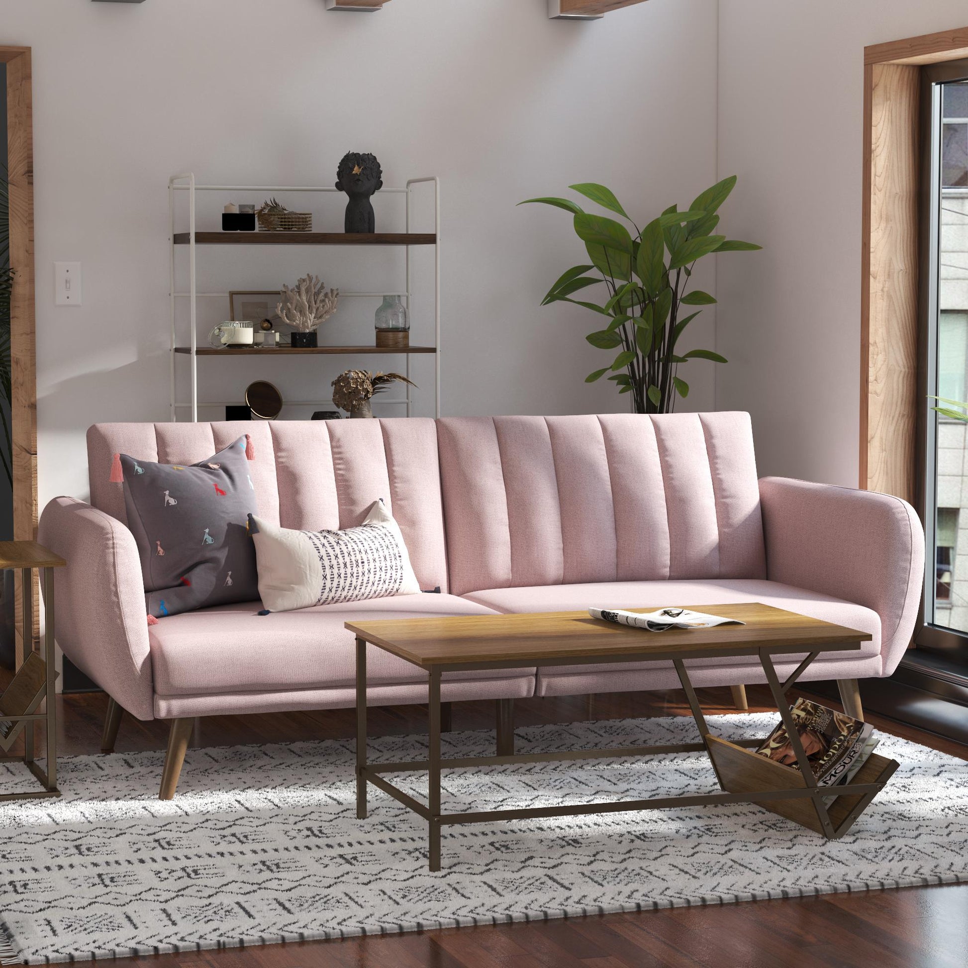 Brittany Futon - Pink