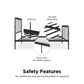 Mainstays Farmhouse Metal Bed, Queen, Black - Black - Queen