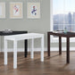 Parsons Minimalistic Desk with Drawer - White