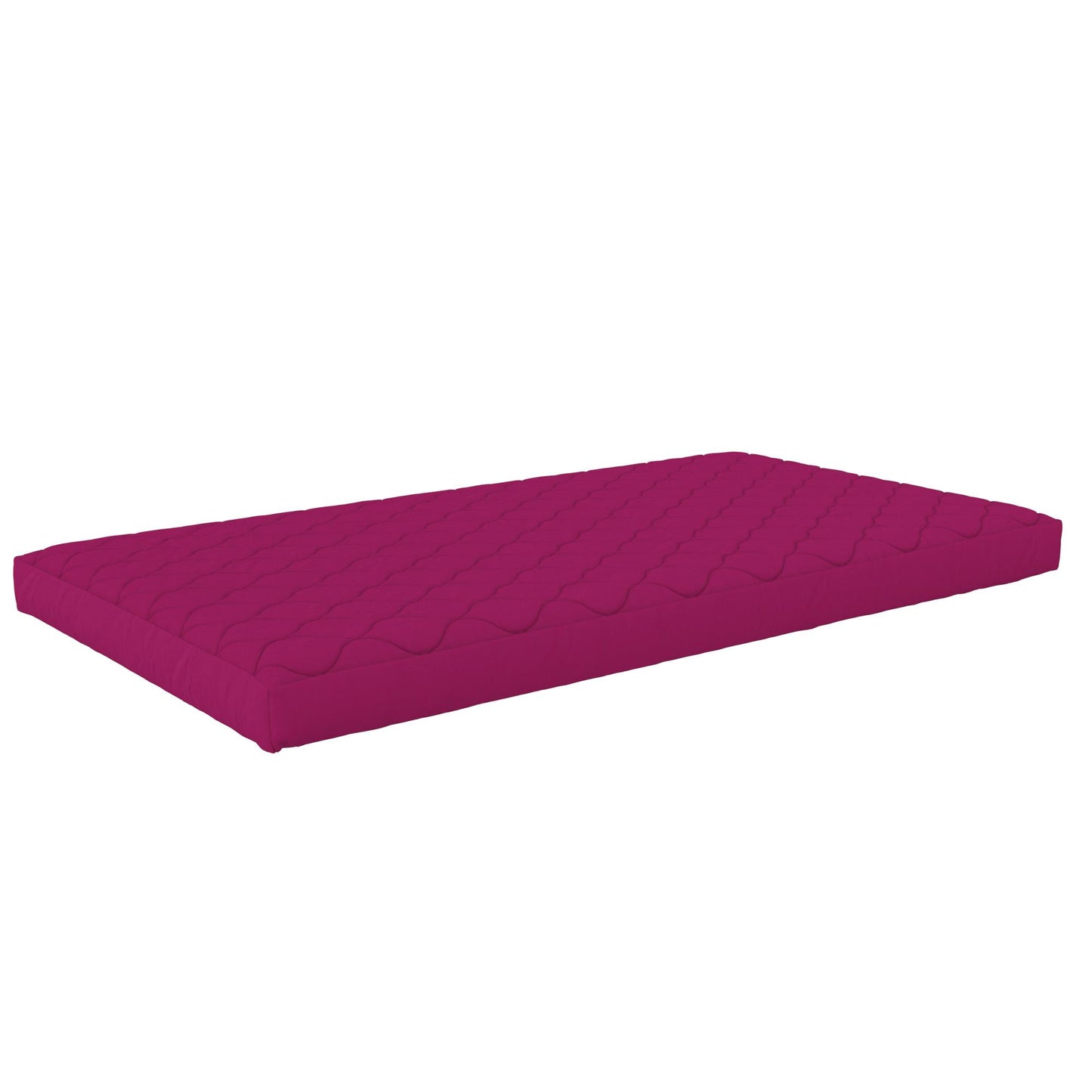 Dana 6 Inch Quilted Mattress with Removable Cover and Thermobonded Polyester Fill - Pink - Full