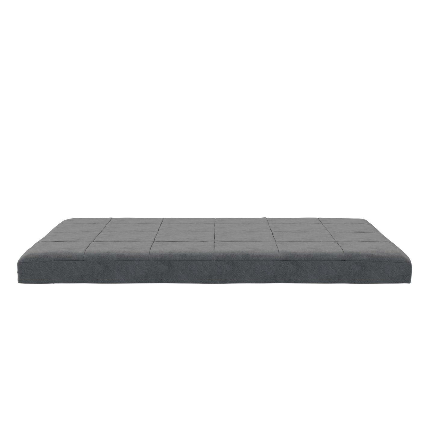 Lexi 6 Inch Quilted Thermobonded High Density Polyester Fill Futon Mattress - Gray - Full