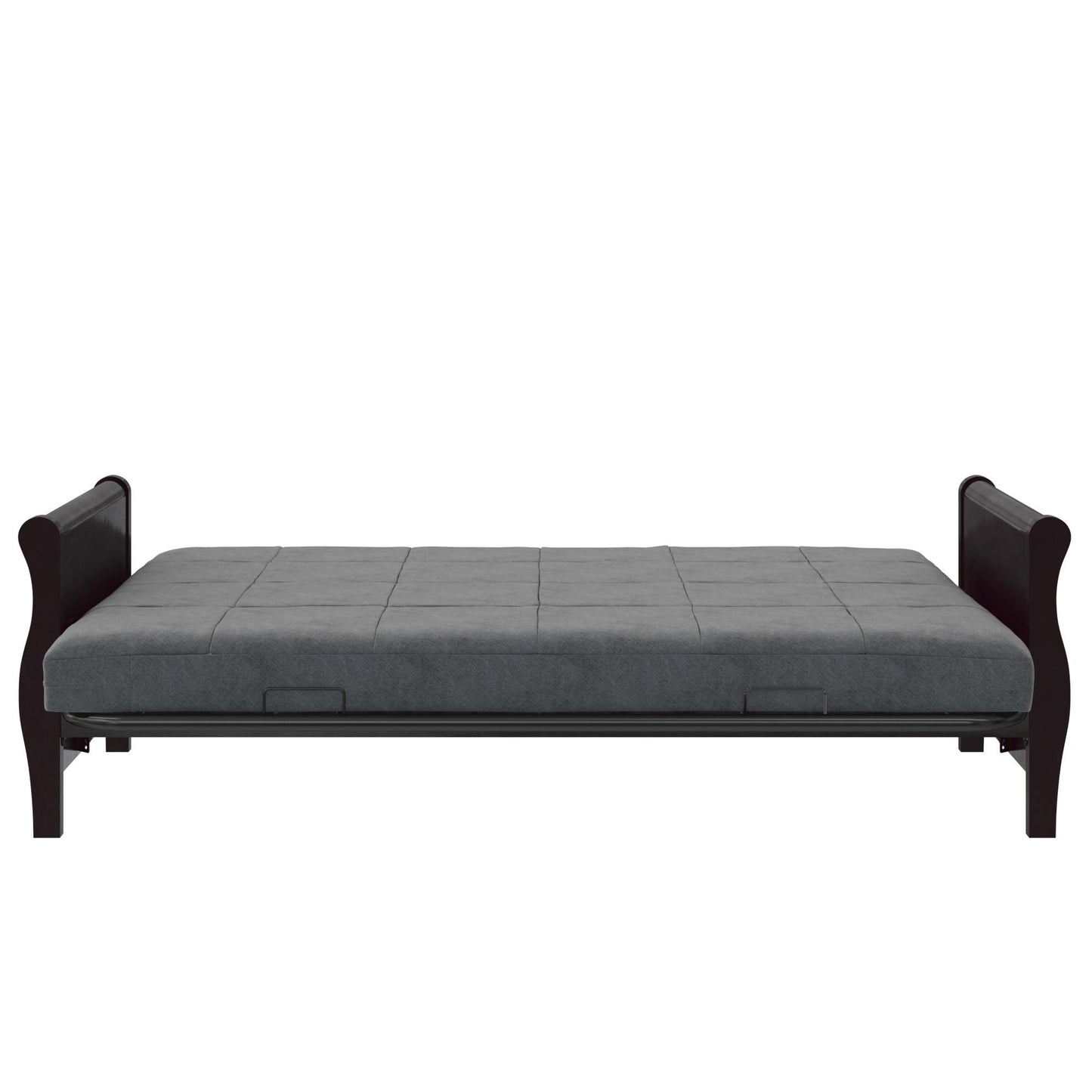 Lexi 6 Inch Quilted Thermobonded High Density Polyester Fill Futon Mattress - Gray - Full
