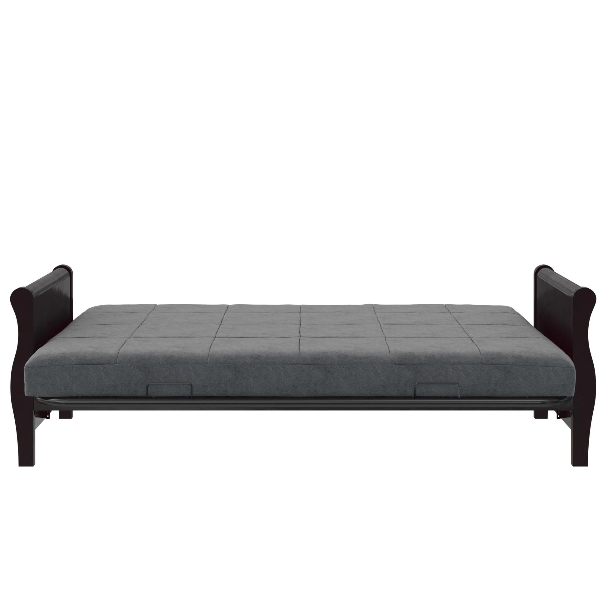 Lexi 6 Inch Quilted Thermobonded High Density Polyester Fill Futon Mattress - Gray - Full