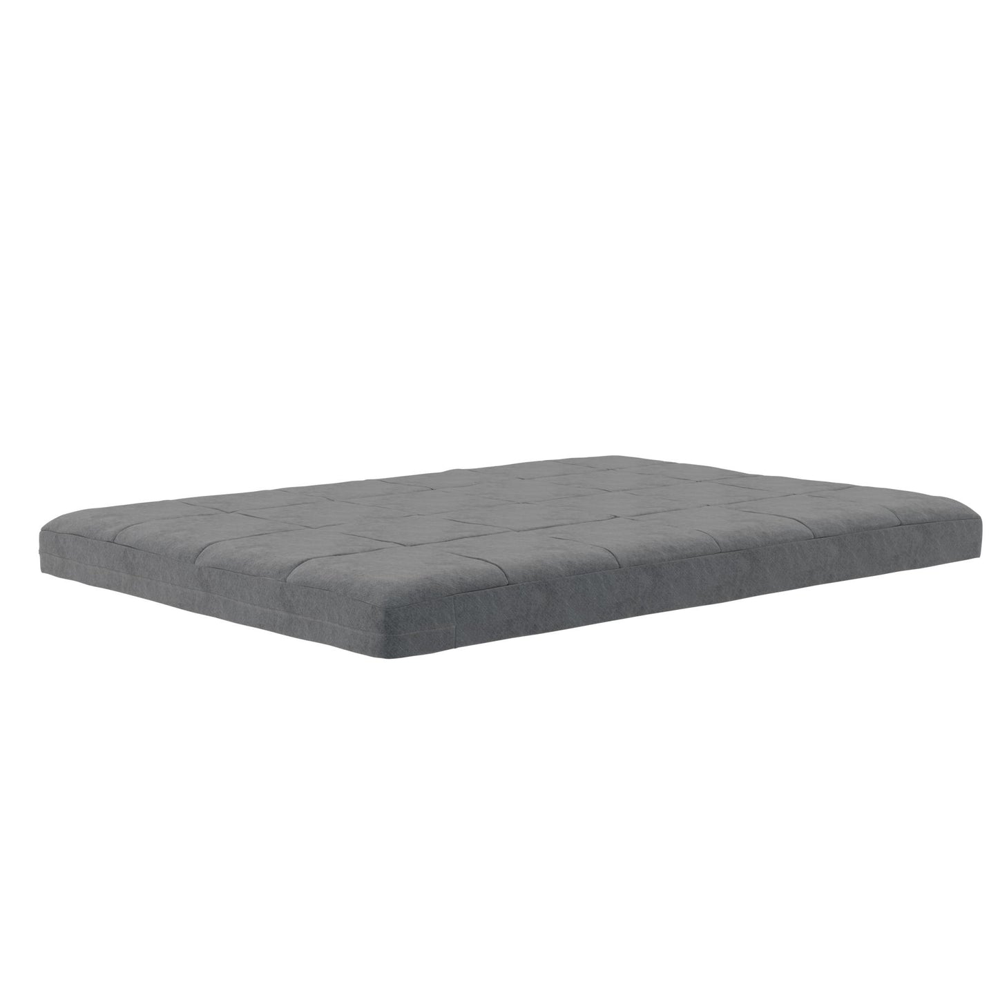 Lexi 6 Inch Quilted Thermobonded High Density Polyester Fill Futon Mattress - Gray - Full