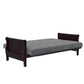 Lexi 6 Inch Quilted Thermobonded High Density Polyester Fill Futon Mattress - Gray - Full