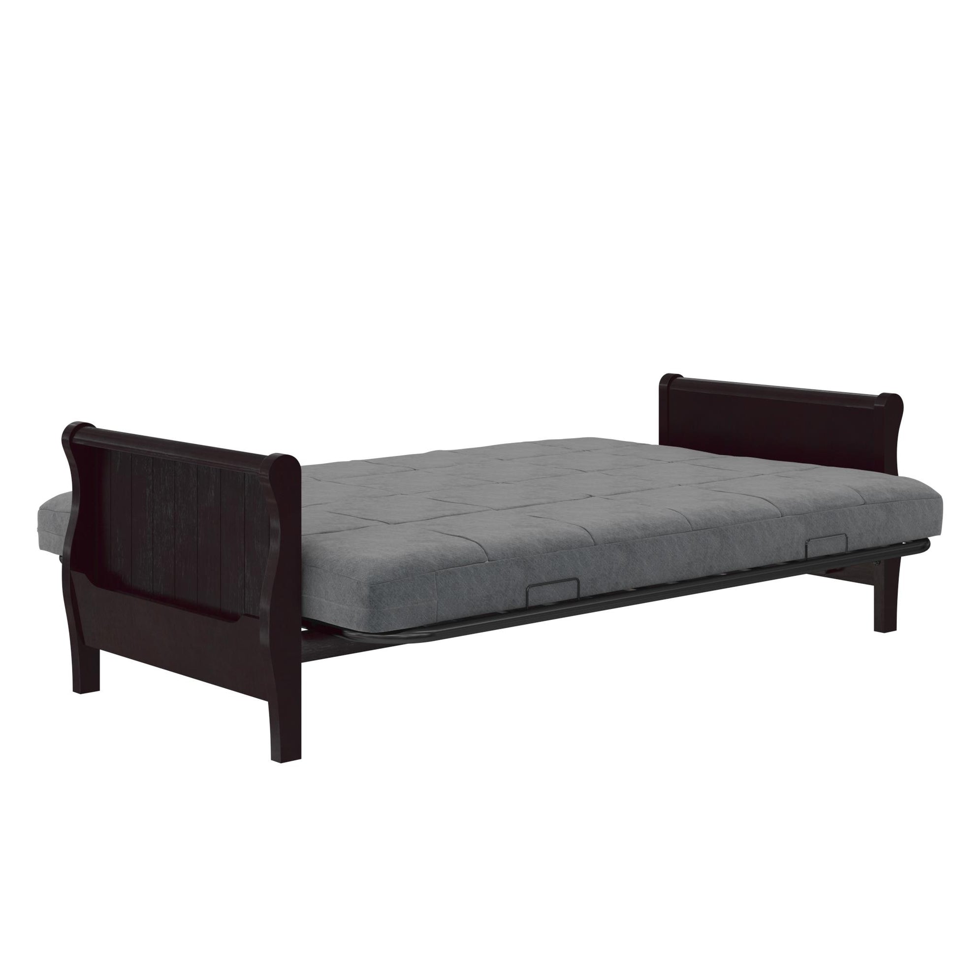 Lexi 6 Inch Quilted Thermobonded High Density Polyester Fill Futon Mattress - Gray - Full