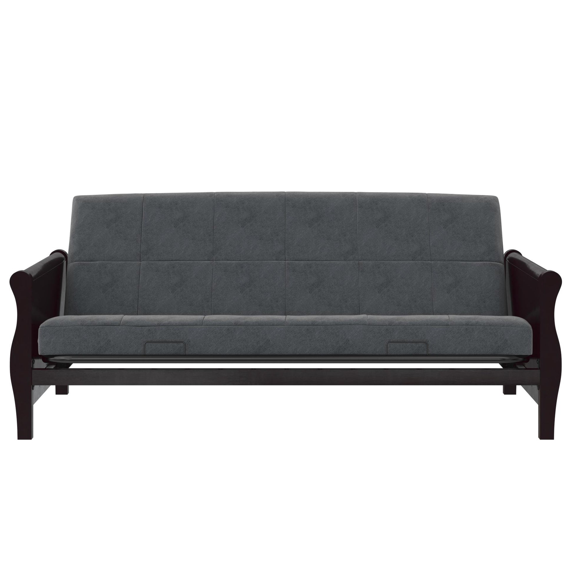 Lexi 6 Inch Quilted Thermobonded High Density Polyester Fill Futon Mattress - Gray - Full