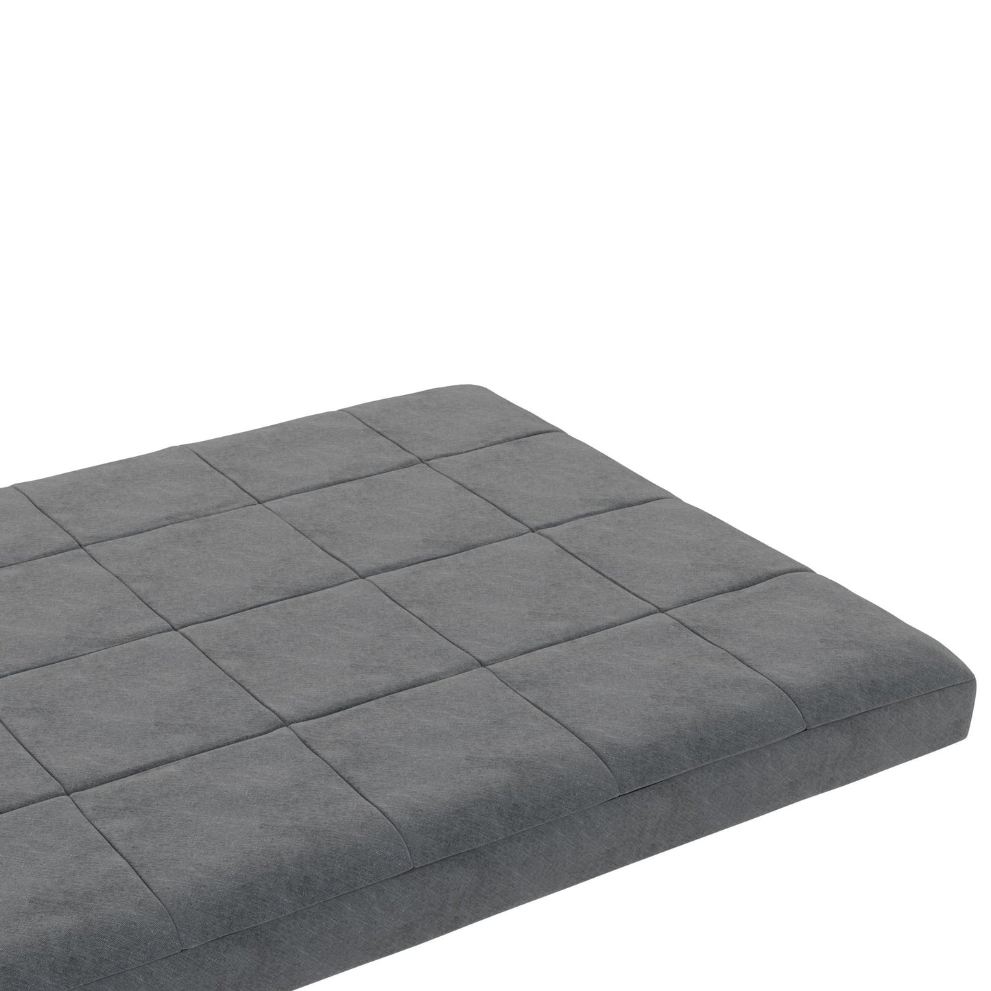 Lexi 6 Inch Quilted Thermobonded High Density Polyester Fill Futon Mattress - Gray - Full