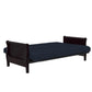 Lexi 6 Inch Quilted Thermobonded High Density Polyester Fill Futon Mattress - Blue - Full