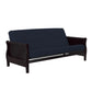 Lexi 6 Inch Quilted Thermobonded High Density Polyester Fill Futon Mattress - Blue - Full
