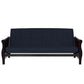 Lexi 6 Inch Quilted Thermobonded High Density Polyester Fill Futon Mattress - Blue - Full