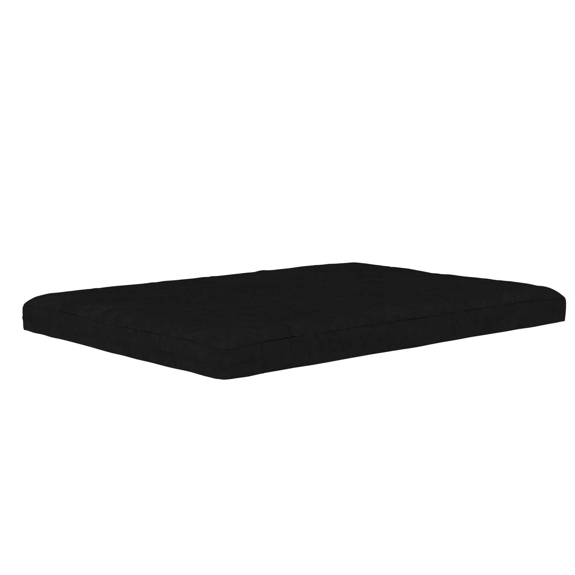 Lexi 6 Inch Quilted Thermobonded High Density Polyester Fill Futon Mattress - Black - Full