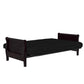 Lexi 6 Inch Quilted Thermobonded High Density Polyester Fill Futon Mattress - Black - Full