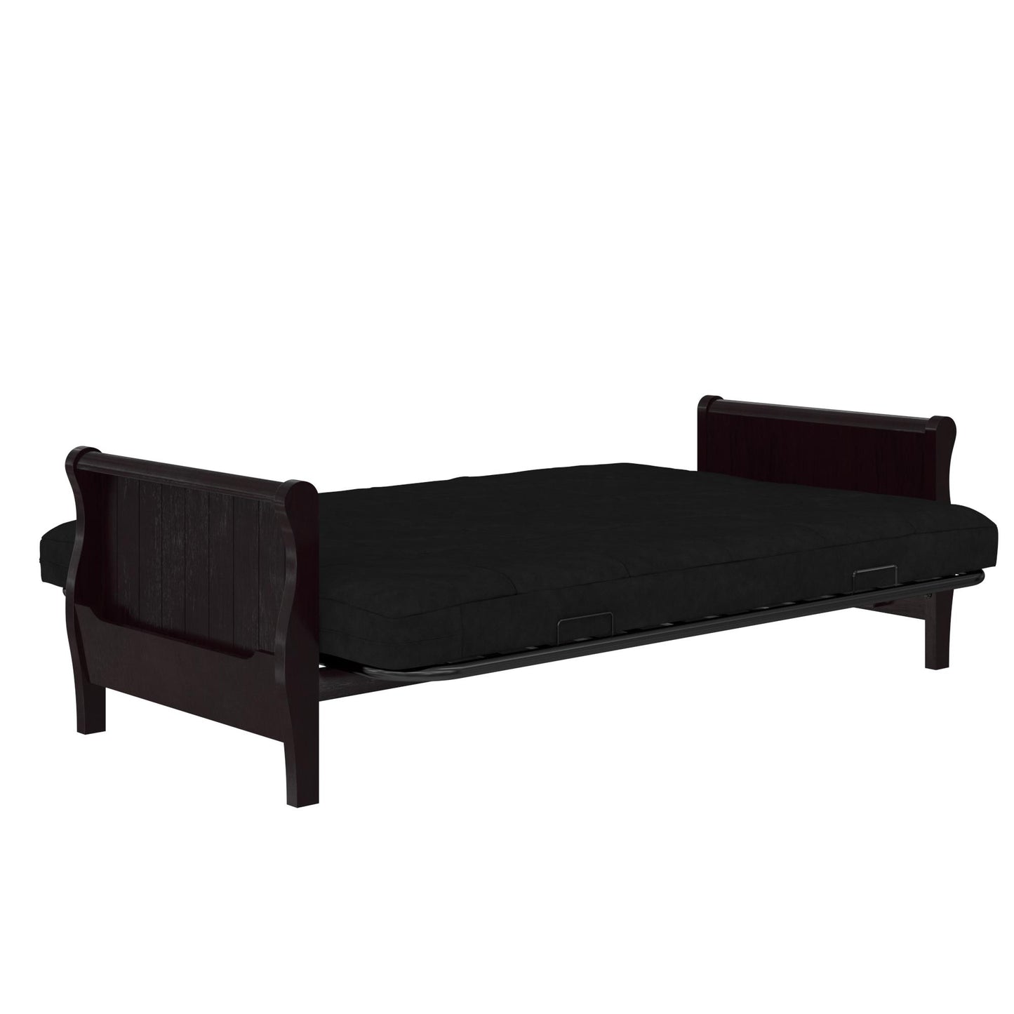 Lexi 6 Inch Quilted Thermobonded High Density Polyester Fill Futon Mattress - Black - Full
