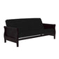 Lexi 6 Inch Quilted Thermobonded High Density Polyester Fill Futon Mattress - Black - Full