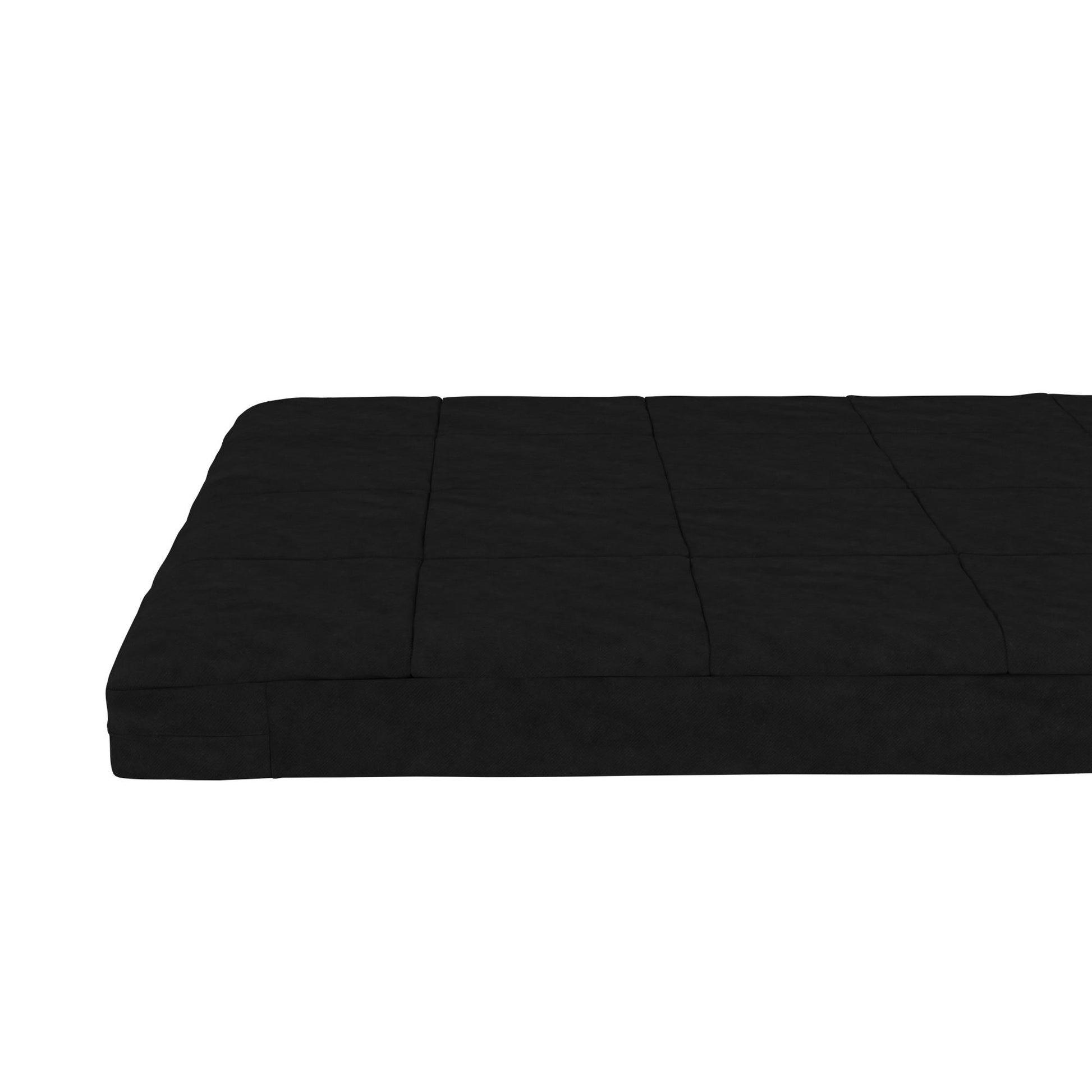 Lexi 6 Inch Quilted Thermobonded High Density Polyester Fill Futon Mattress - Black - Full